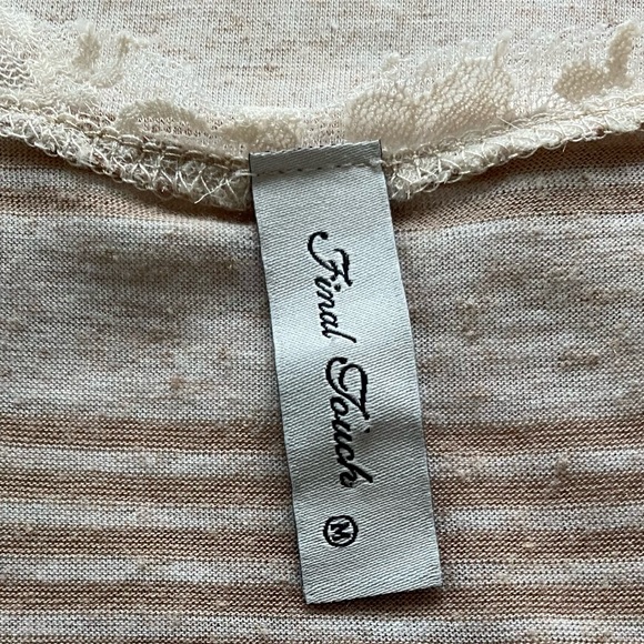 Lace Trimmed Racer Back Tank - Picture 7 of 7